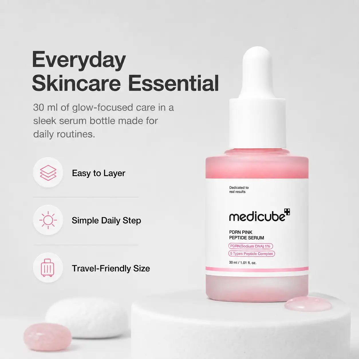 Medicube PDRN Pink Peptide Serum 30ml
