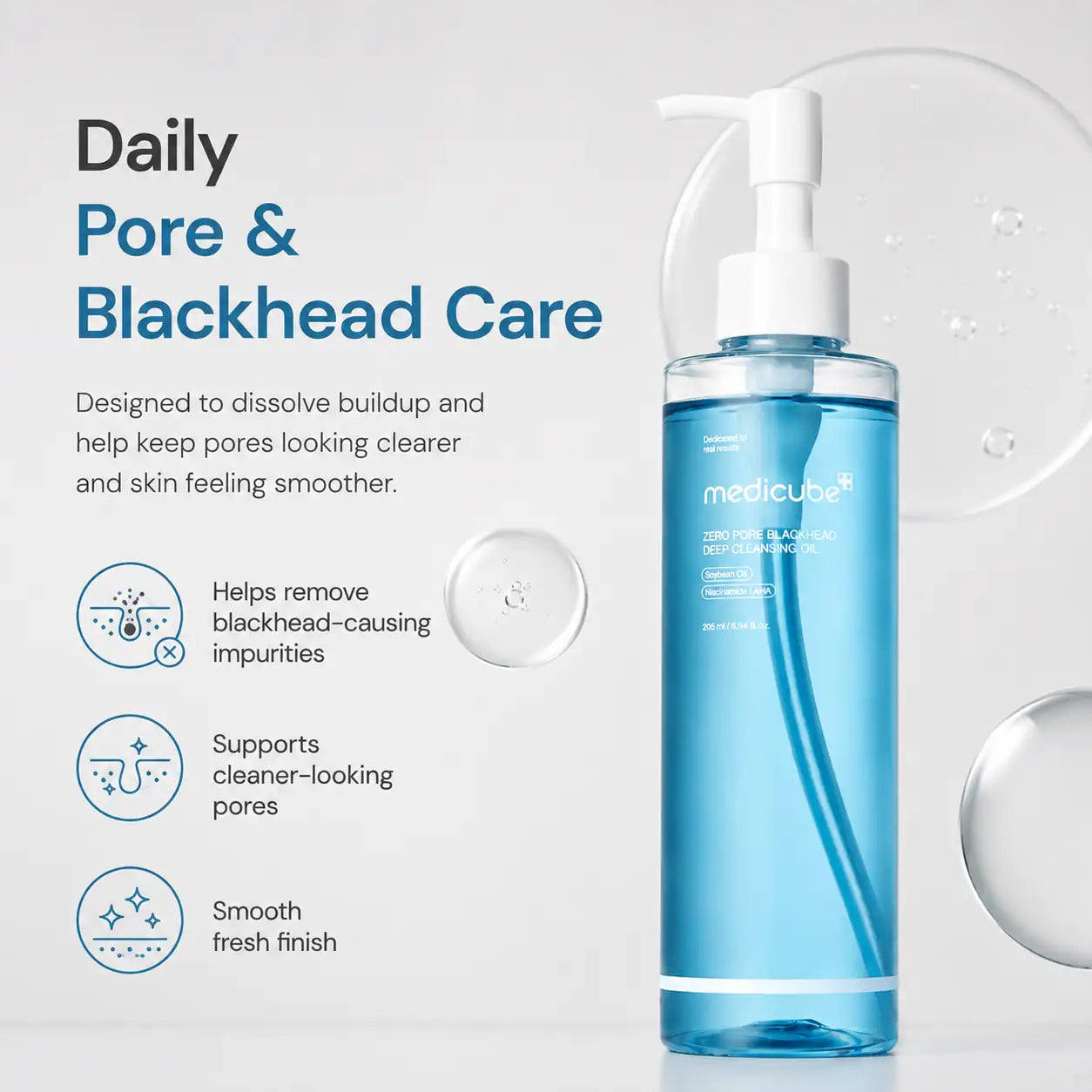 Medicube Zero Pore Blackhead Deep Cleansing Oil 205ml
