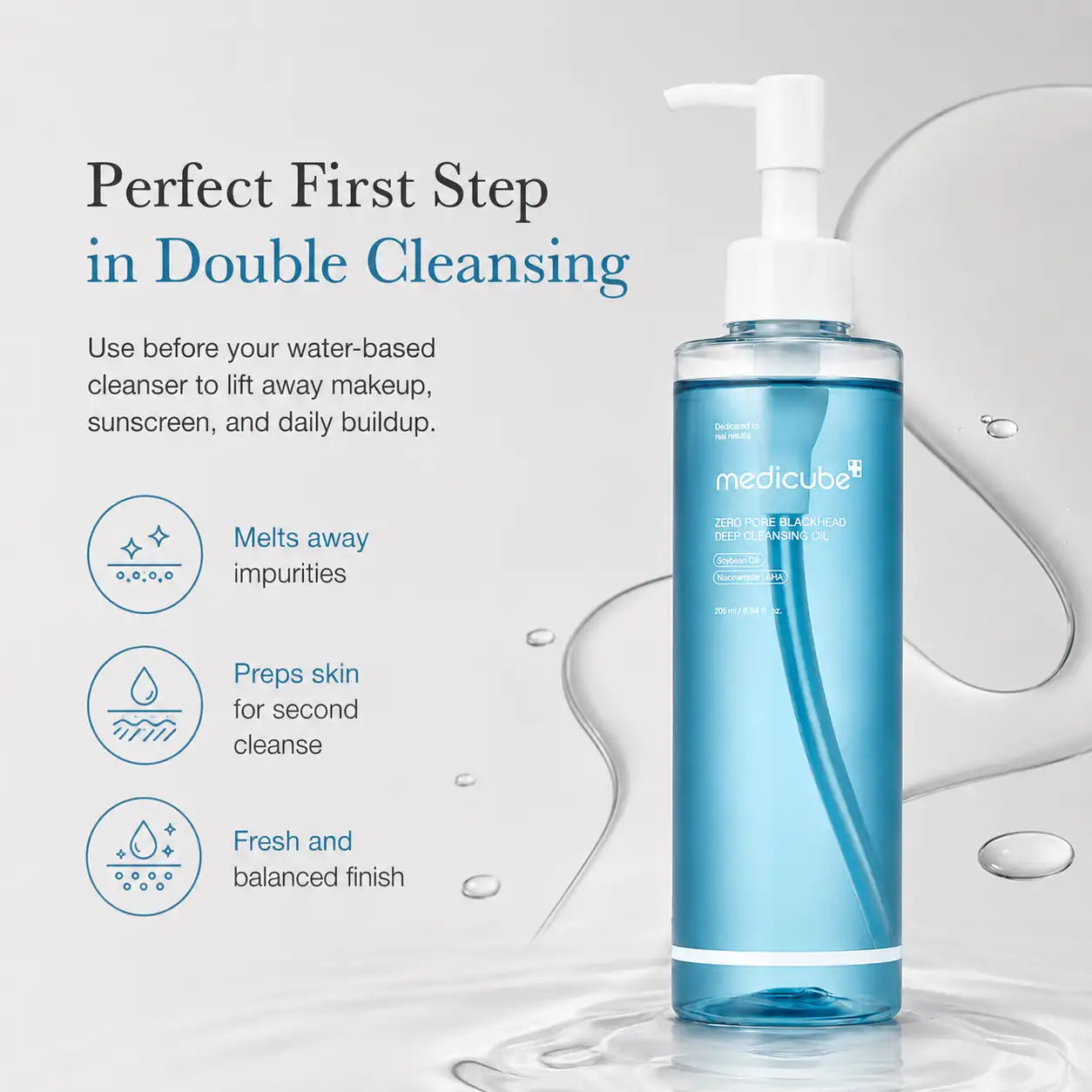 Medicube Zero Pore Blackhead Deep Cleansing Oil 205ml