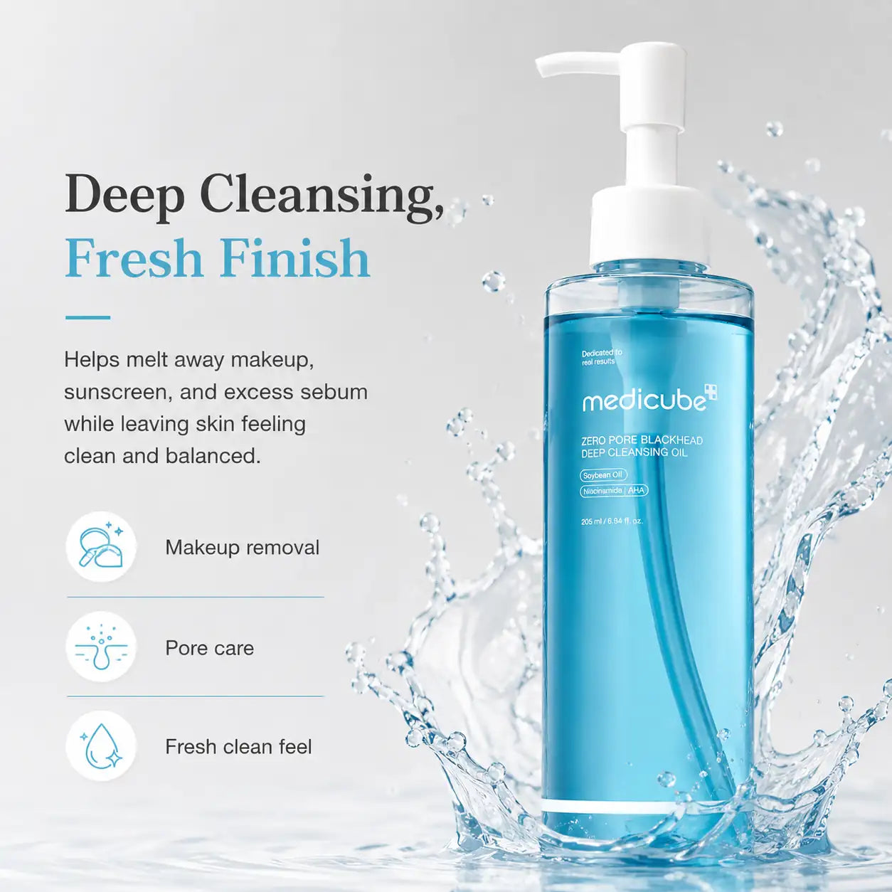 Medicube Zero Pore Blackhead Deep Cleansing Oil 205ml