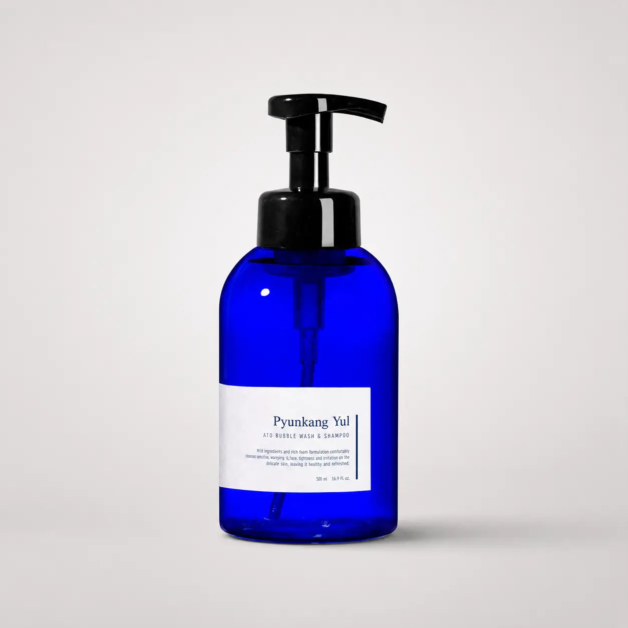 Pyunkang Yul Ato Bubble Wash and Shampoo 500ml bottle, front view
