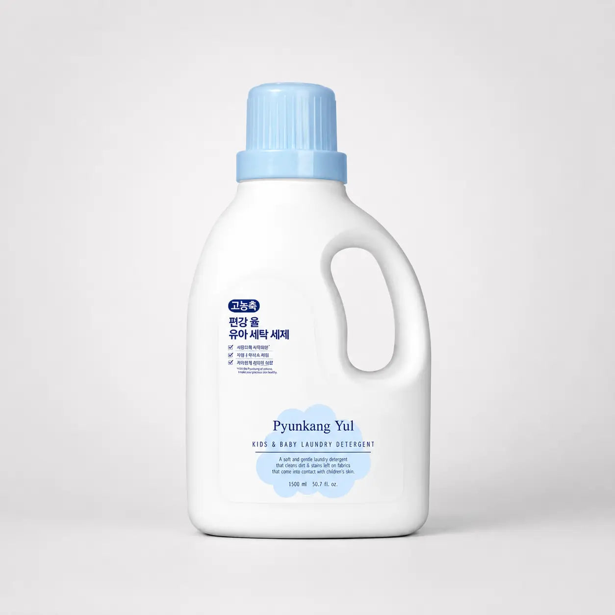 Pyunkang Yul Kids and Baby Laundry Detergent 1.5L bottle, front view
