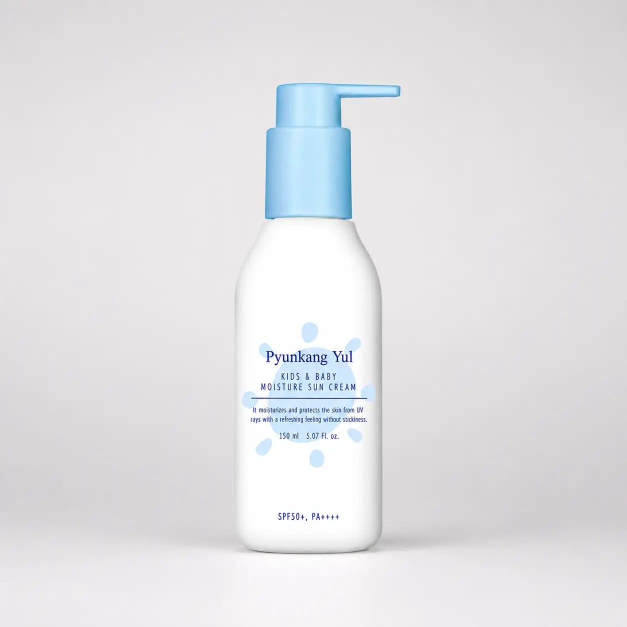 Pyunkang Yul baby moisture sun cream, 150ml tube standing upright