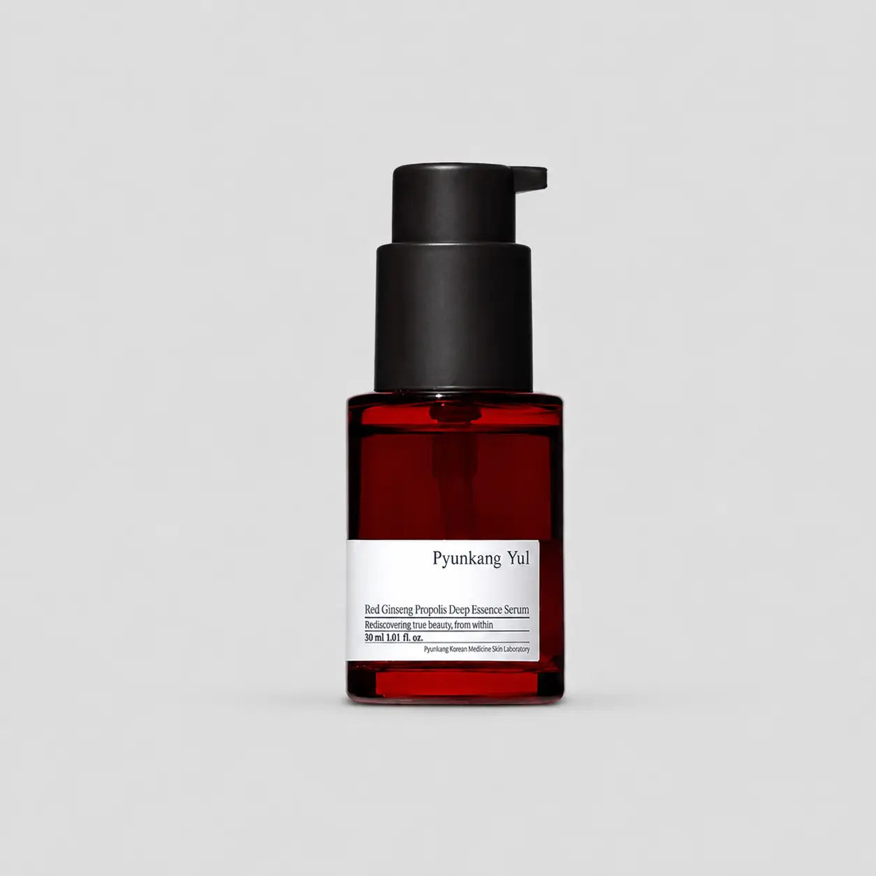 Pyunkang Yul Red Ginseng Propolis Deep Essence Serum 30ml bottle, front view