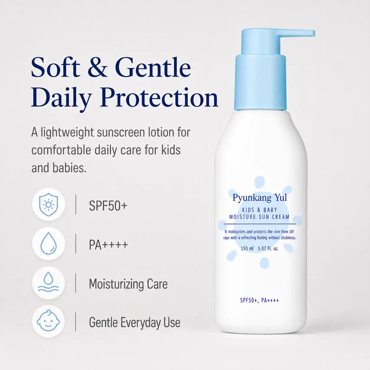 Pyunkang Yul Kids & Baby Moisture Sun Cream 150ml
