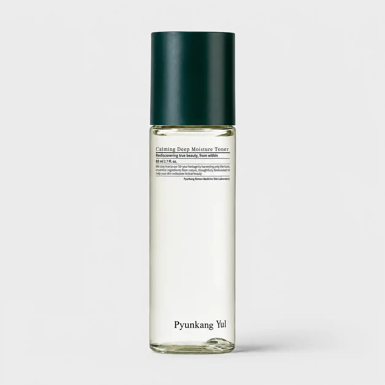 Pyunkang Yul Calming Deep Moisture Toner 150ml cotton pad application