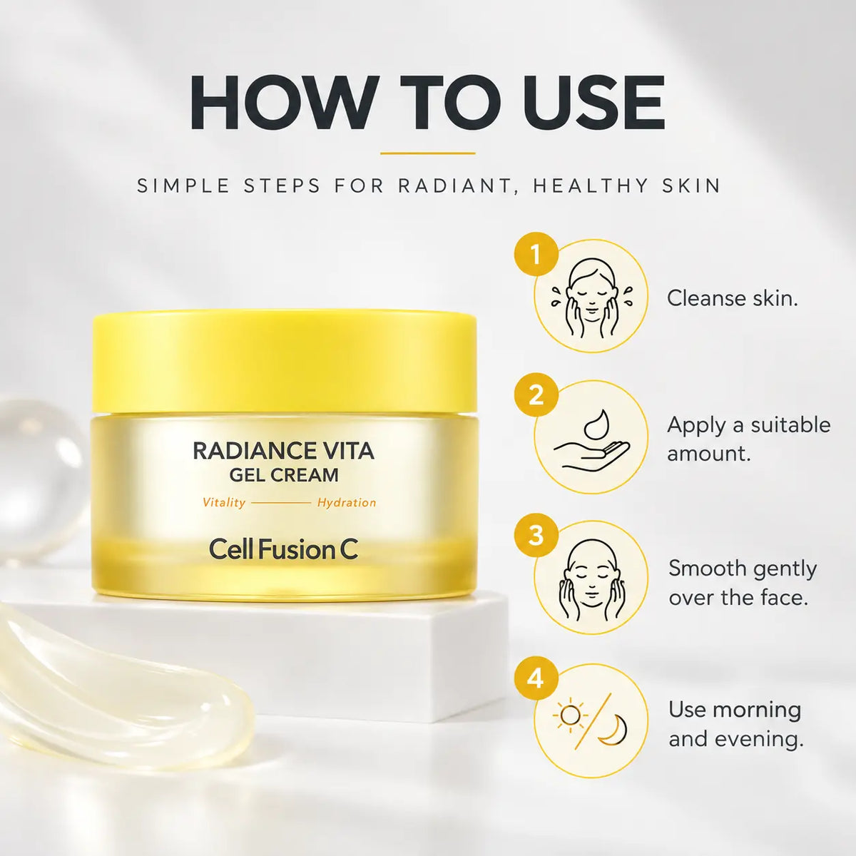 Cell Fusion C Radiance Vita Gel Cream 55ml