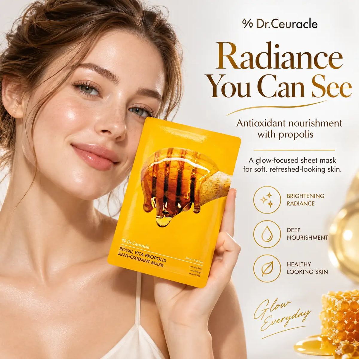 Dr. Ceuracle Royal Vita Propolis Anti Oxidant Mask 10ea