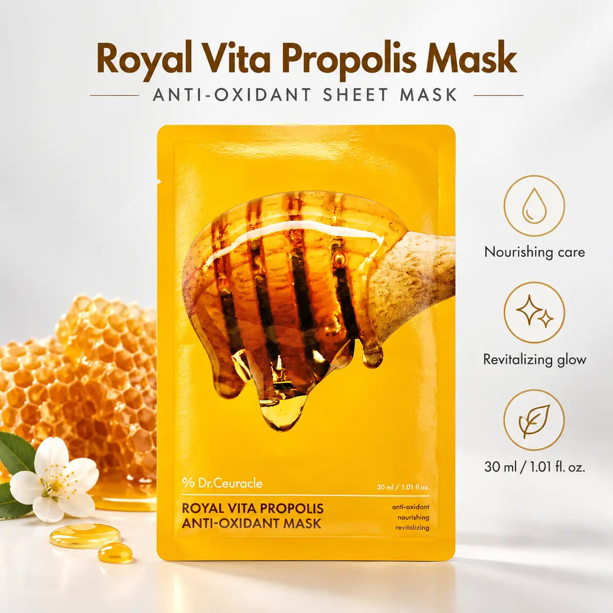 Dr. Ceuracle Royal Vita Propolis Anti Oxidant Mask 10ea