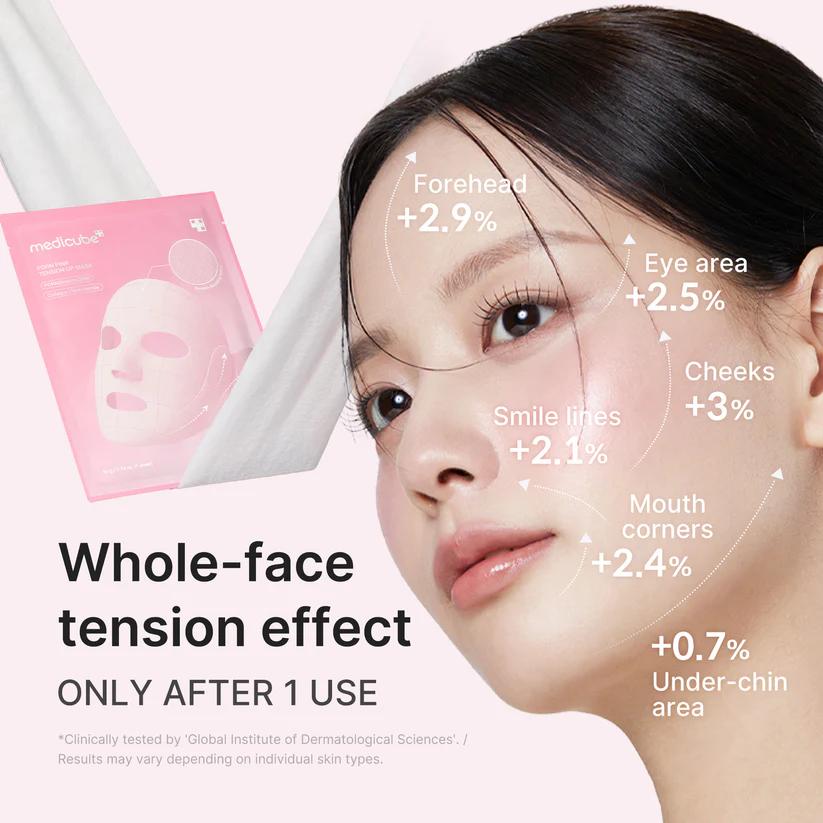 Medicube PDRN Pink Lift Up Mask Set 34g x 4ea
