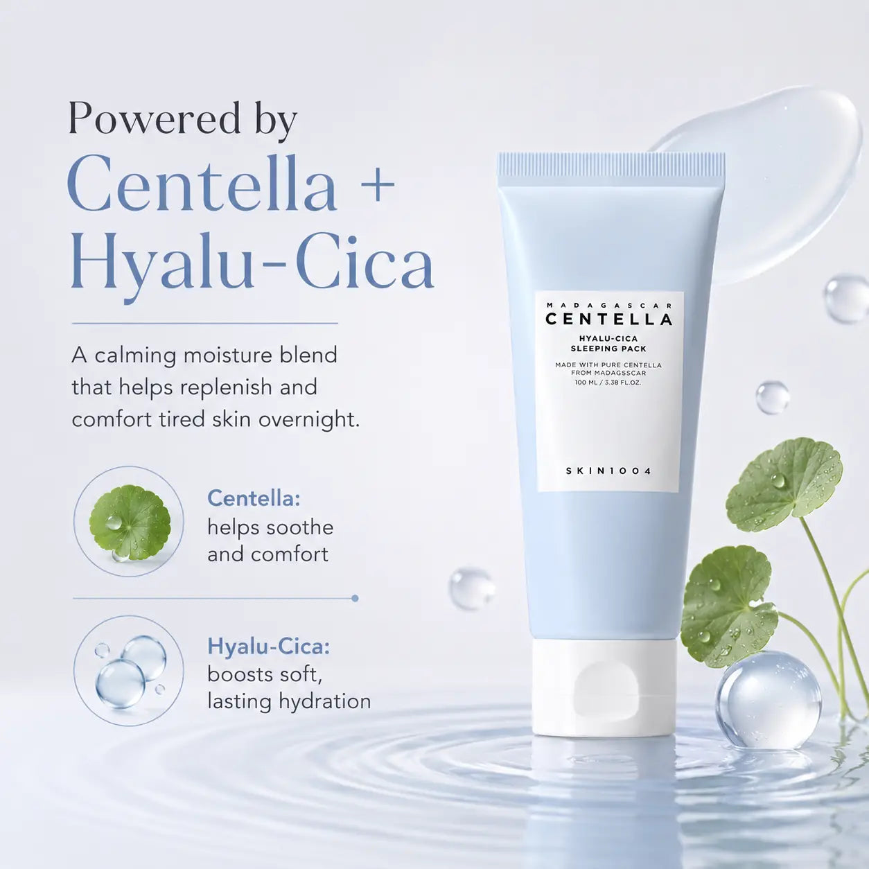 SKIN1004 Madagascar Centella Hyalu-Cica Sleeping Pack 100ml