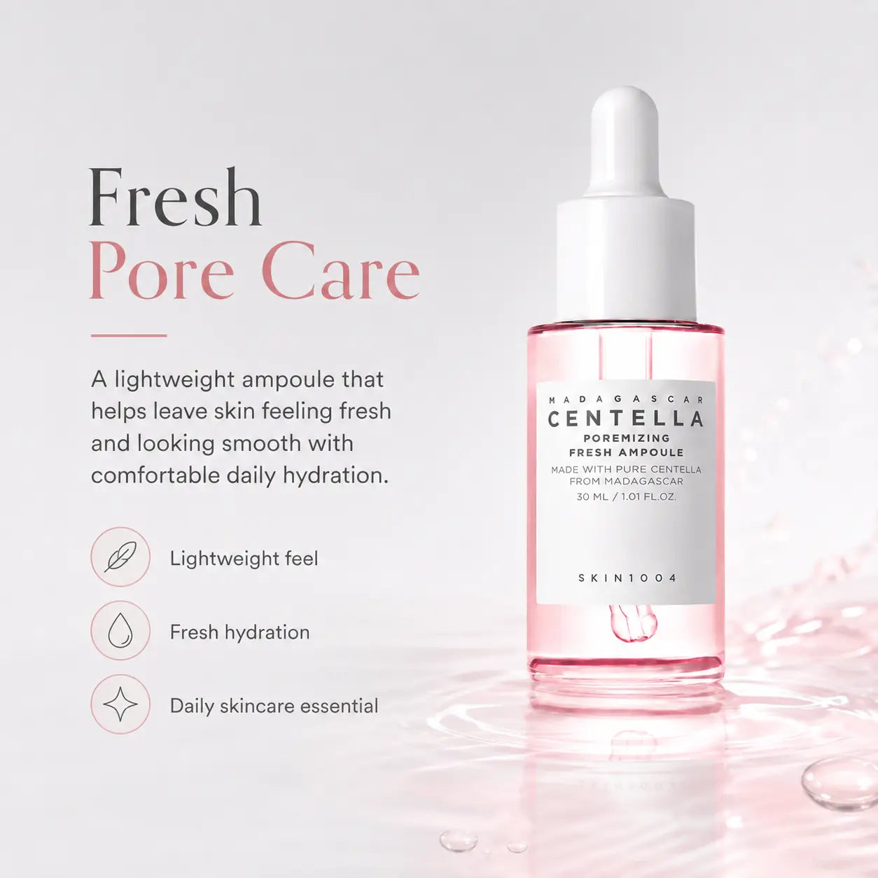 SKIN1004 Madagascar Centella Poremizing Fresh Ampoule 30ml