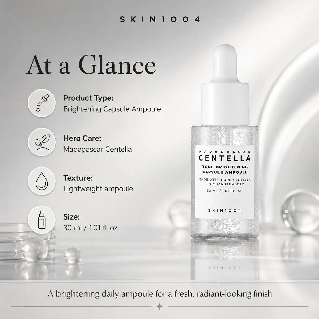 SKIN1004 Madagascar Centella Tone Brightening Capsule Ampoule 30ml