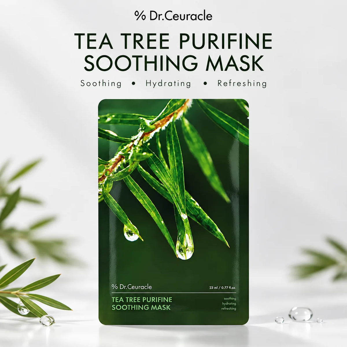 Dr. Ceuracle Tea Tree Purifine Soothing Mask 10ea
