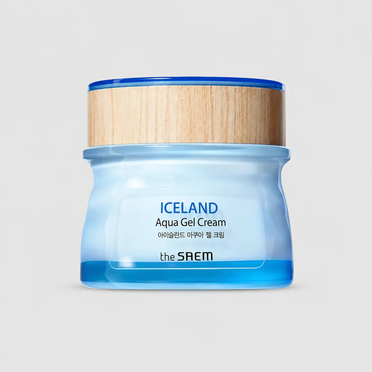 The Saem Iceland Aqua Gel Cream 60ml jar, front view