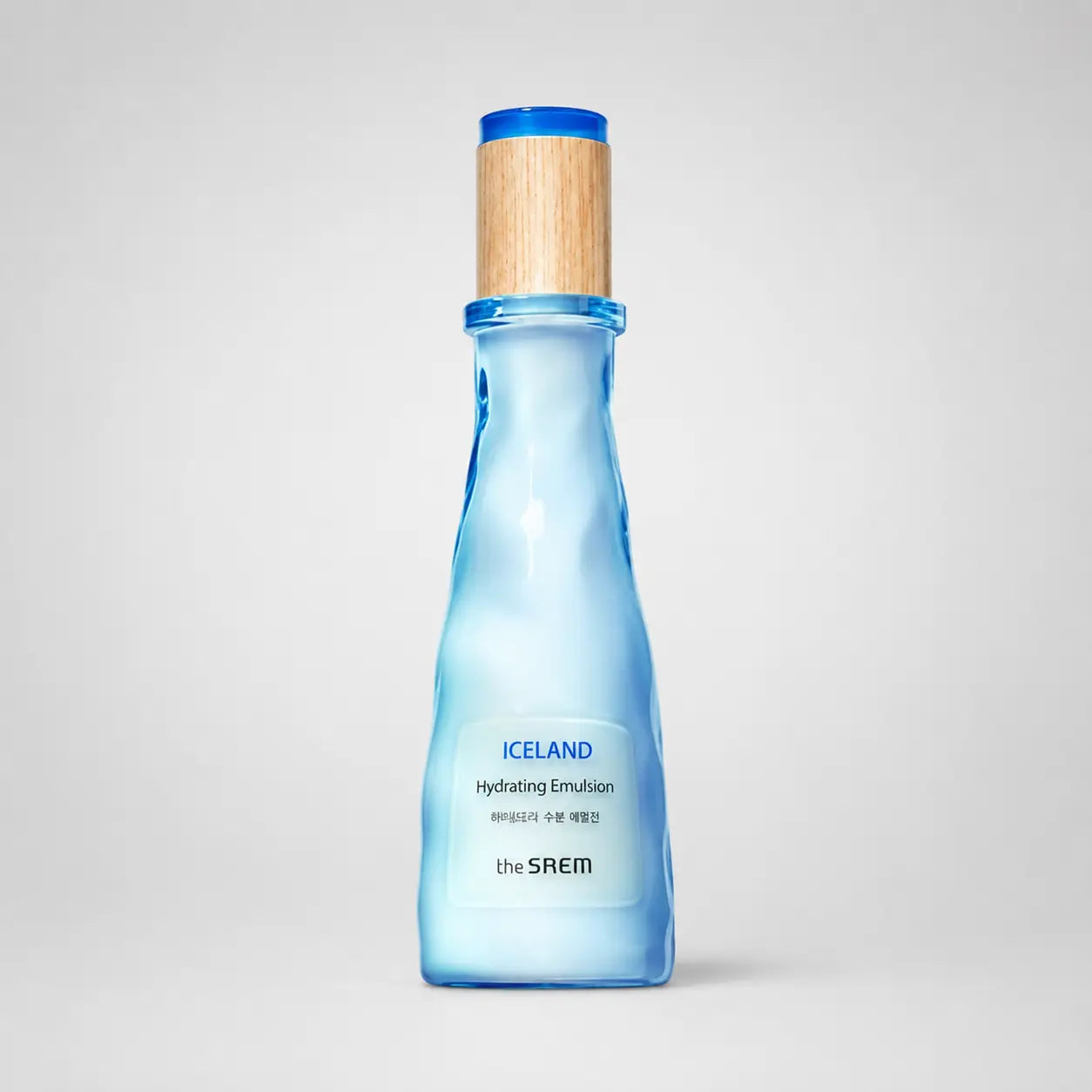 The Saem Iceland Hydrating Emulsion 140ml bottle, front view