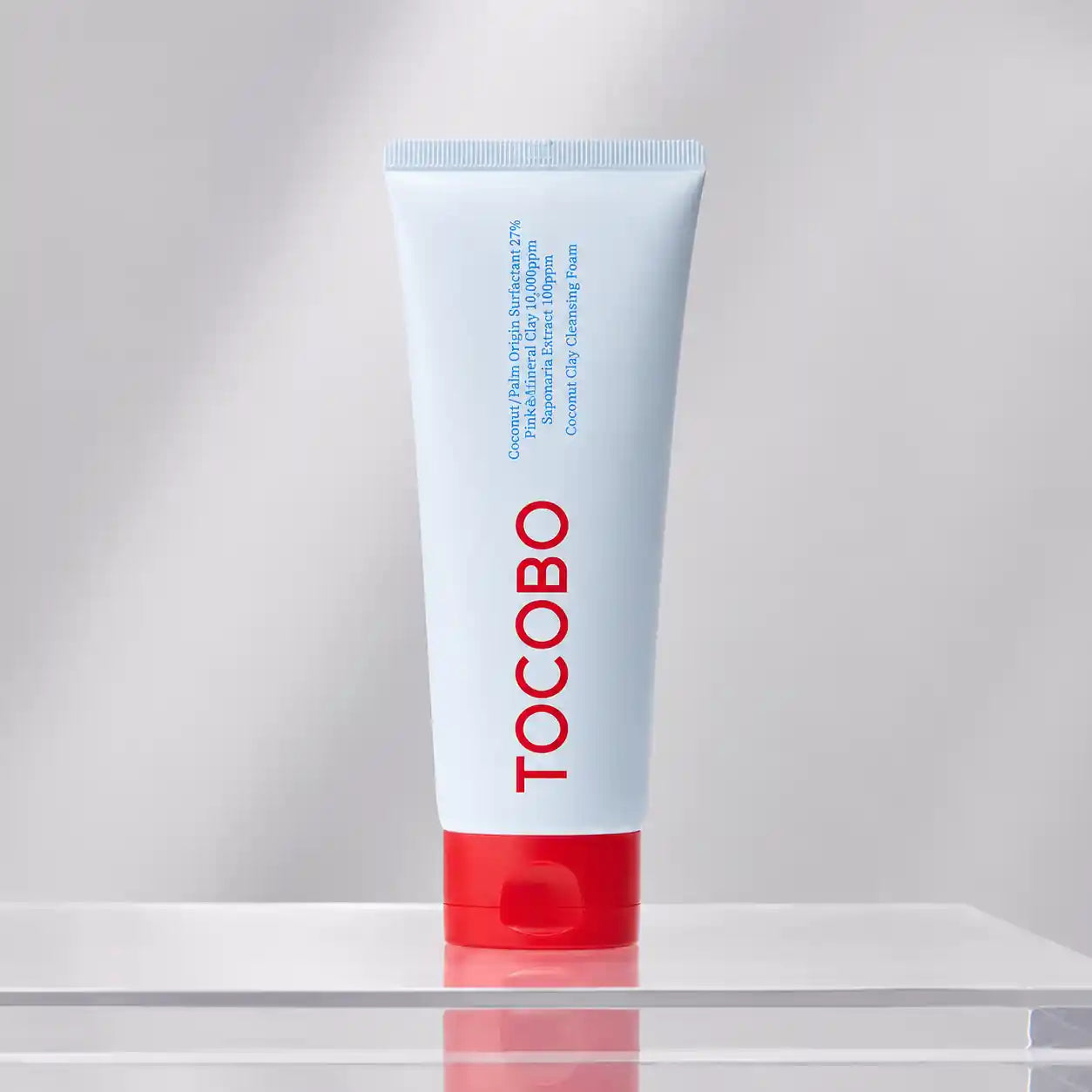TOCOBO coconut clay cleansing foam tube front