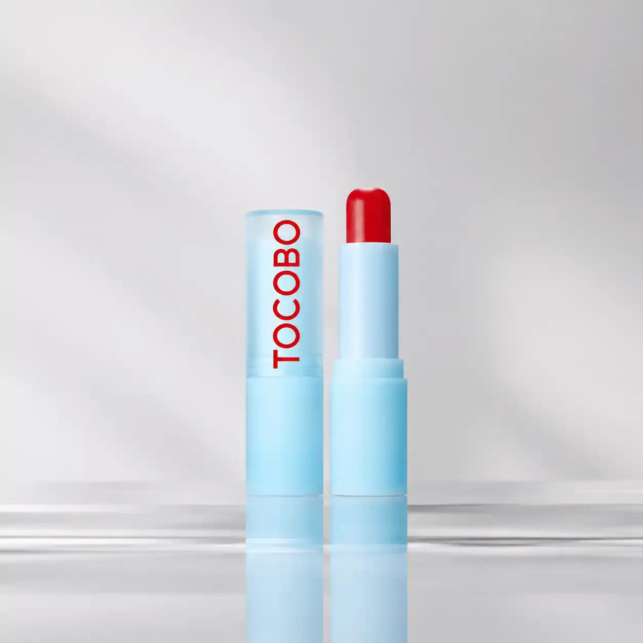 TOCOBO glass tinted lip balm front view
