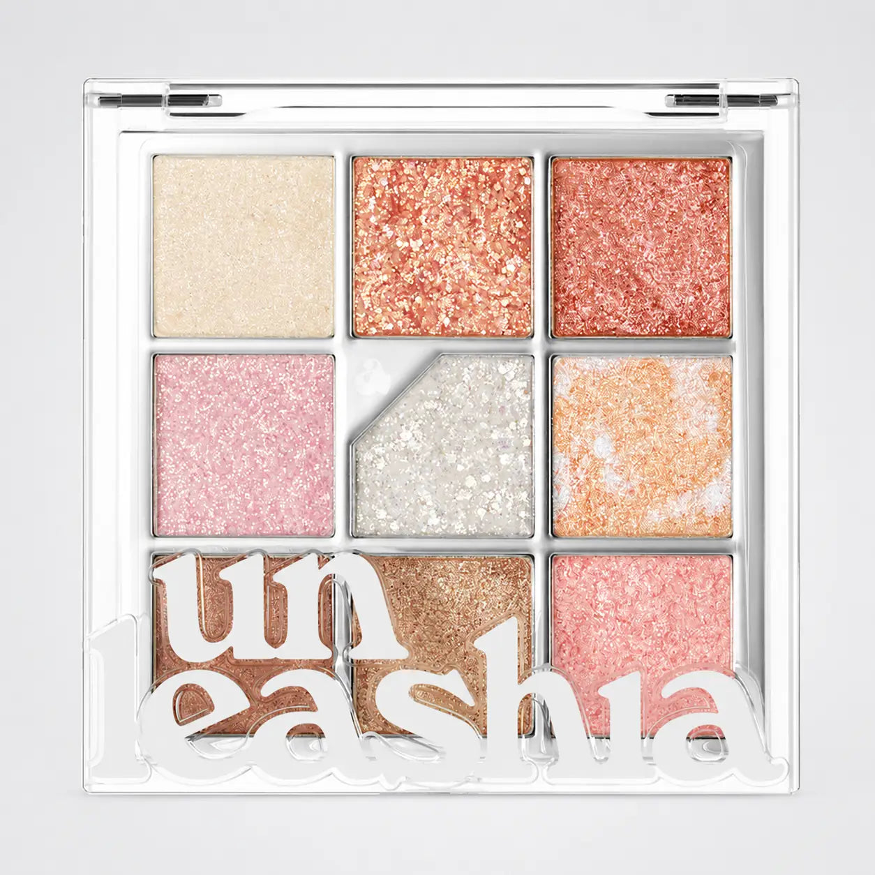 UNLEASHIA glitterpedia all of glitter palette compact front