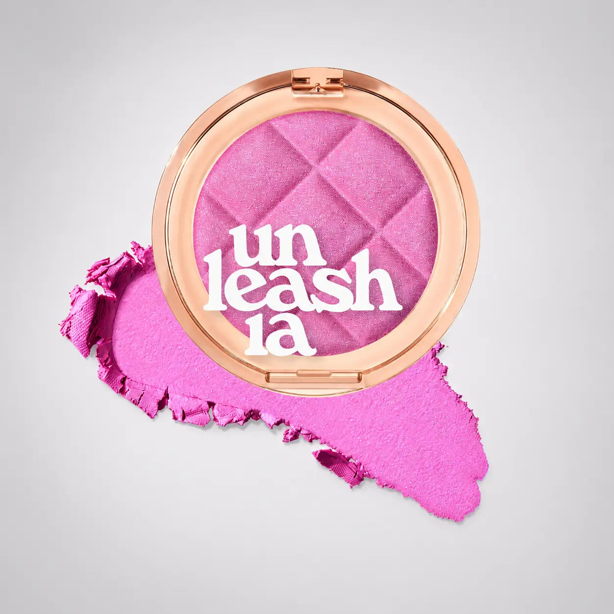 UNLEASHIA waffle blush icy berry compact front