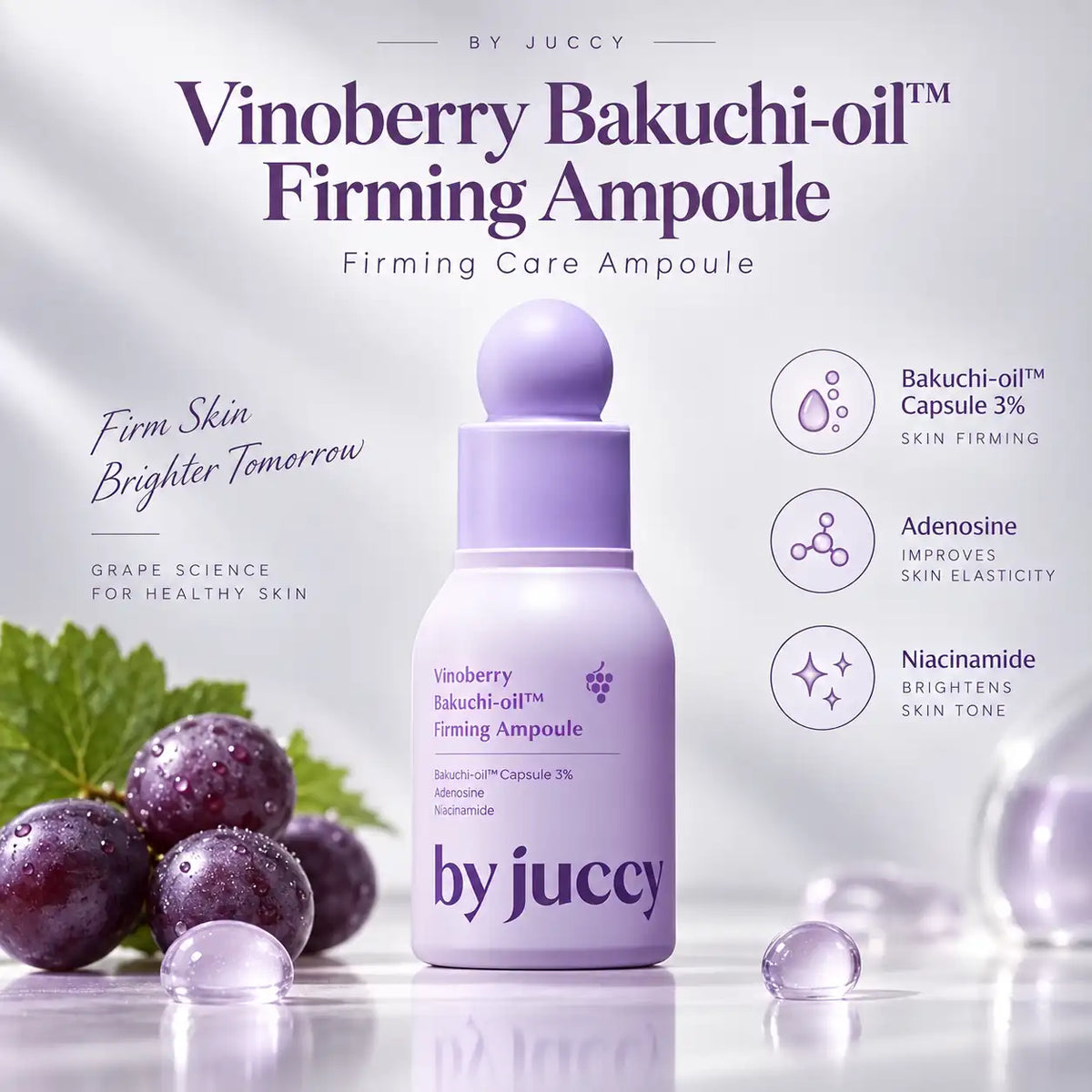 By Juccy Vinoberry Bakuchi Oil Firming Ampoule 30ml