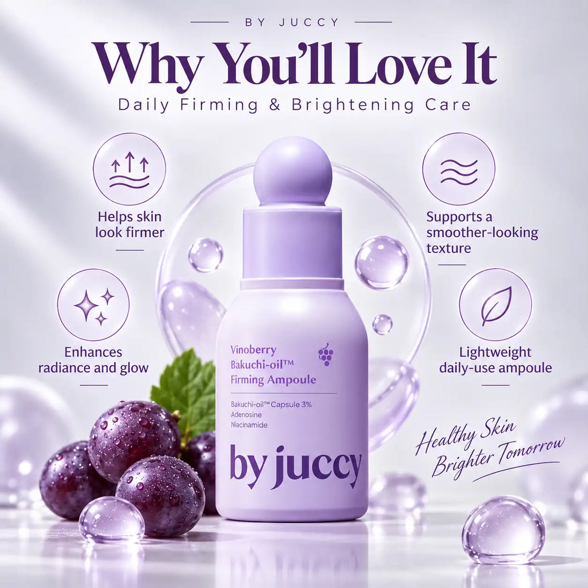 By Juccy Vinoberry Bakuchi Oil Firming Ampoule 30ml