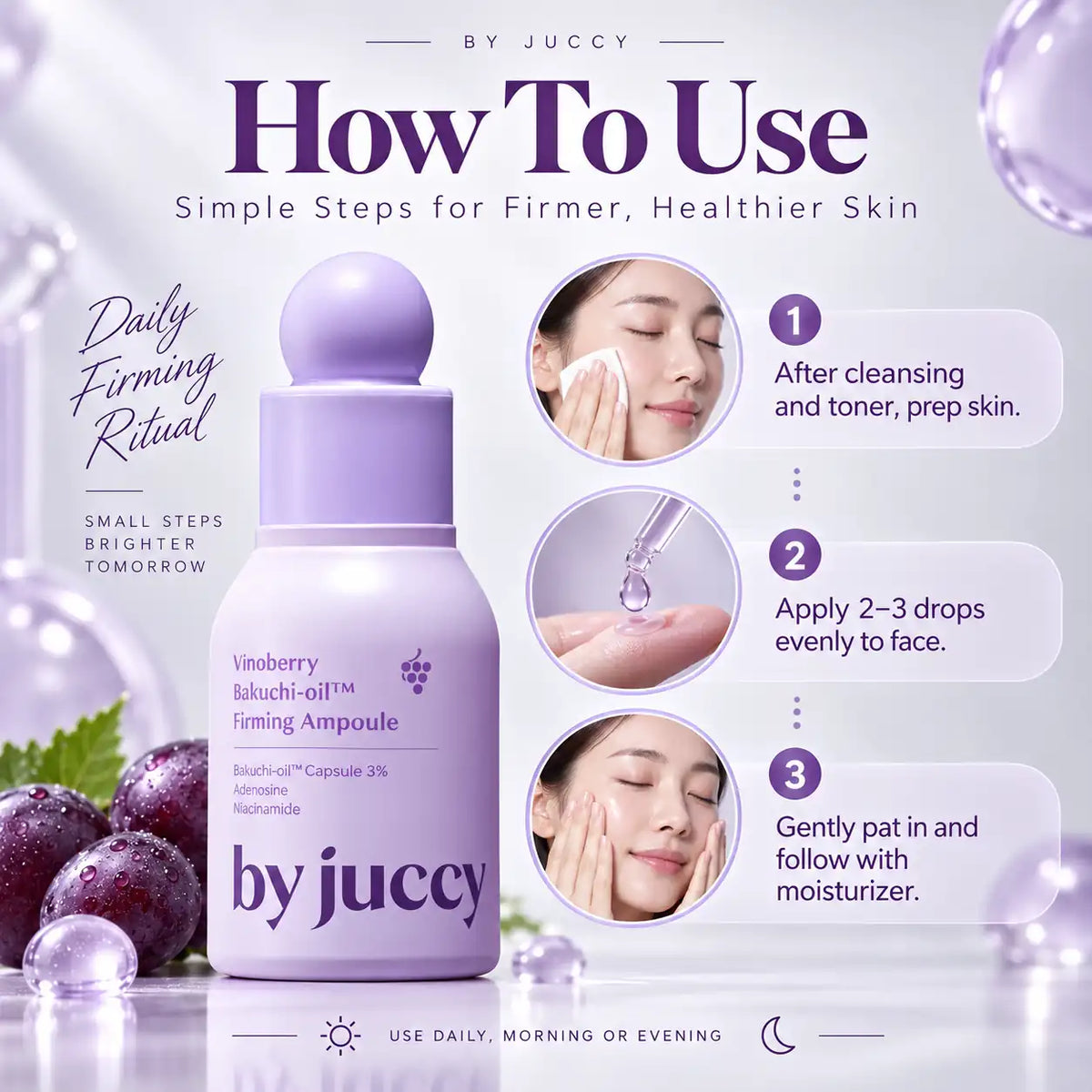 By Juccy Vinoberry Bakuchi Oil Firming Ampoule 30ml