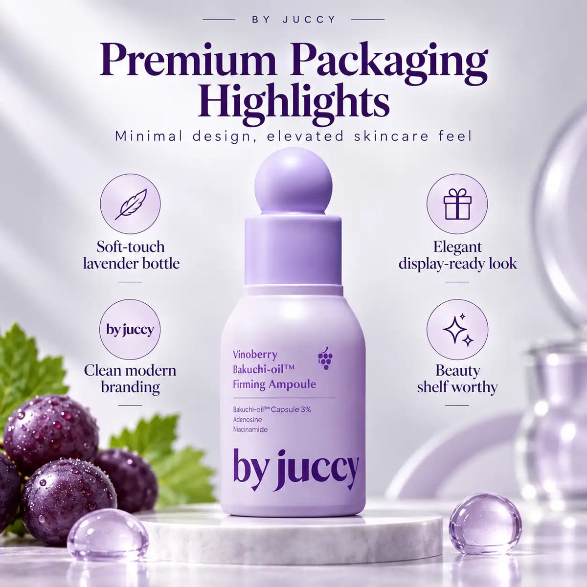 By Juccy Vinoberry Bakuchi Oil Firming Ampoule 30ml