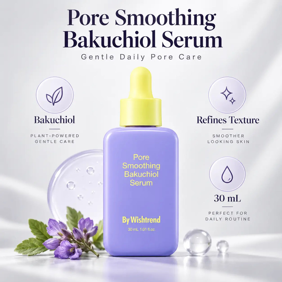 By Wishtrend Pore Smoothing Bakuchiol Serum 30ml