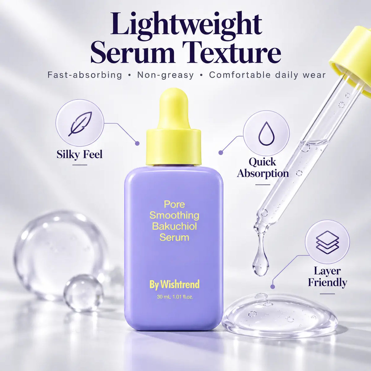 By Wishtrend Pore Smoothing Bakuchiol Serum 30ml